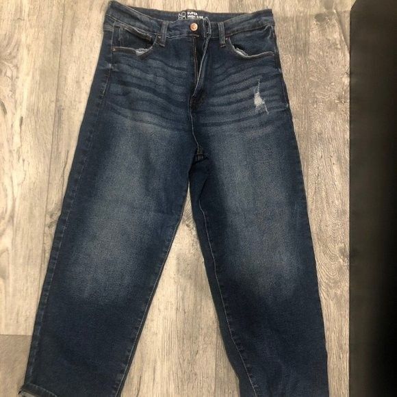 NoBo No Boundaries Super High Rise Womens Denim Jeans Size 15 Vintage Ankle Jean - Picture 2 of 5